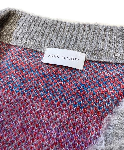 JOHN ELLIOTT（ジョン エリオット）JOHN ELLIOTT (ジョン エリオット) カーディガン グレー サイズ:SIZE  1の古着・服飾アイテム