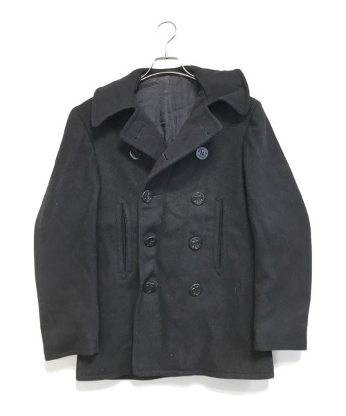 VINTAGE MILITARY（ヴィンテージ ミリタリー）VINTAGE MILITARY (ヴィンテージ ミリタリー) U'S NAVY Pコート ネイビー サイズ:表記なしの古着・服飾アイテム