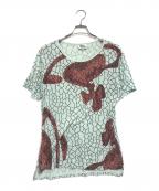 Vivienne Westwood manヴィヴィアン ウェストウッド マン）の古着「ブロッキングプリントTシャツ」｜スカイブルー