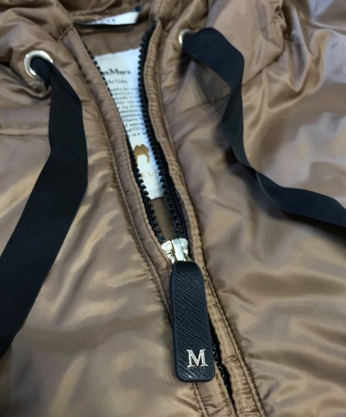 MaxMara（マックスマーラ）MaxMara (マックスマーラ) 中綿ベスト ブラウン サイズ:36の古着・服飾アイテム
