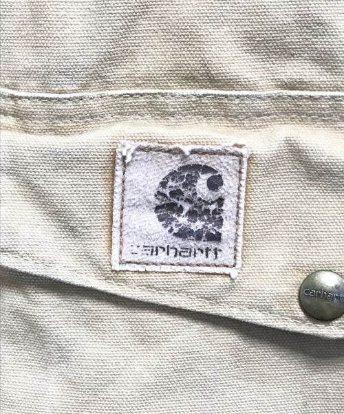 CarHartt（カーハート）CarHartt (カーハート) 裏地ブランケットダックジャケット ベージュ サイズ:表記なしの古着・服飾アイテム