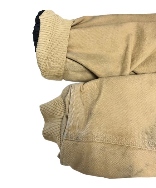 CarHartt（カーハート）CarHartt (カーハート) 裏地ブランケットダックジャケット ベージュ サイズ:表記なしの古着・服飾アイテム