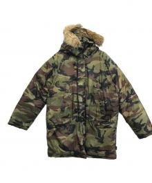 SPIEWAK（スピワック）の古着「迷彩ダウンジャケット」｜グリーン