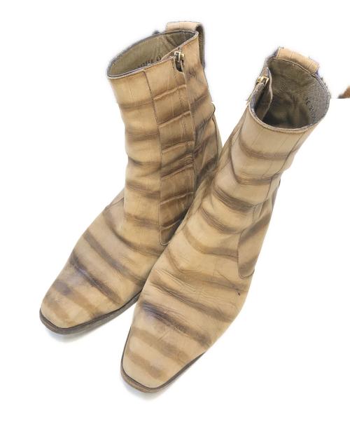 Yves Saint Laurent（イヴサンローラン）Yves Saint Laurent (イヴサンローラン) ジョニーブーツ ブラウン サイズ:26.5㎝の古着・服飾アイテム