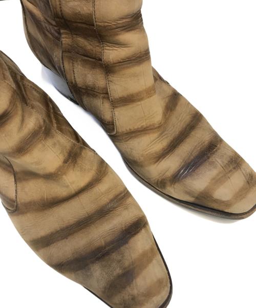 Yves Saint Laurent（イヴサンローラン）Yves Saint Laurent (イヴサンローラン) ジョニーブーツ ブラウン サイズ:26.5㎝の古着・服飾アイテム