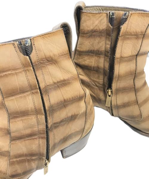 Yves Saint Laurent（イヴサンローラン）Yves Saint Laurent (イヴサンローラン) ジョニーブーツ ブラウン サイズ:26.5㎝の古着・服飾アイテム