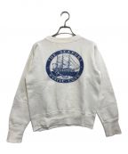 VINTAGEヴィンテージ）の古着「染込みスウェット」｜ホワイト