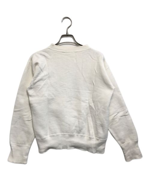 VINTAGE（ヴィンテージ）VINTAGE (ユーズド) 染込みスウェット ホワイト サイズ:表記なしの古着・服飾アイテム