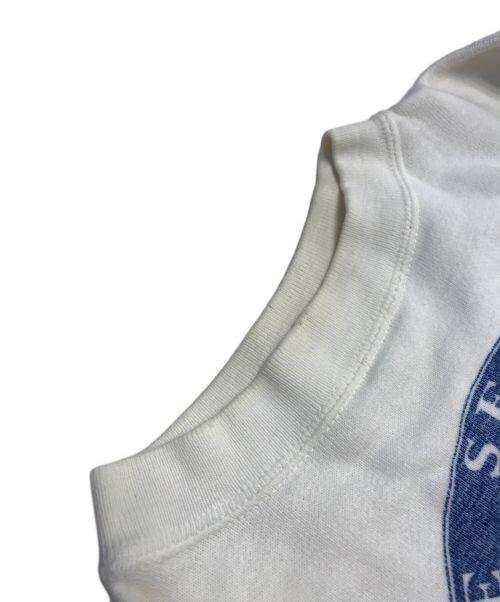 VINTAGE（ヴィンテージ）VINTAGE (ユーズド) 染込みスウェット ホワイト サイズ:表記なしの古着・服飾アイテム