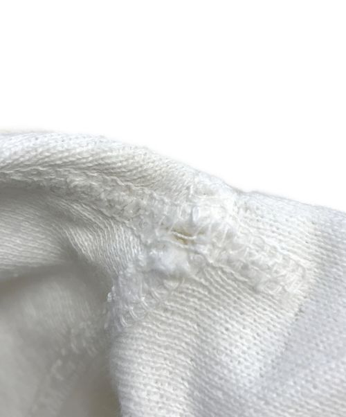 VINTAGE（ヴィンテージ）VINTAGE (ユーズド) 染込みスウェット ホワイト サイズ:表記なしの古着・服飾アイテム
