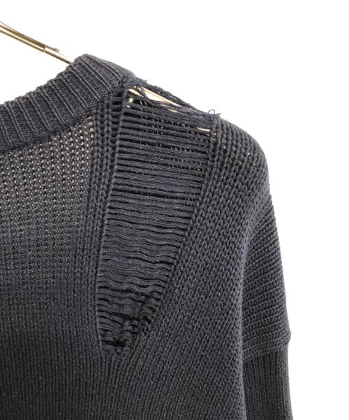 POLO RALPH LAUREN（ポロ・ラルフローレン）POLO RALPH LAUREN (ポロ・ラルフローレン) 星条旗ニットカーディガン ネイビー サイズ:Mの古着・服飾アイテム