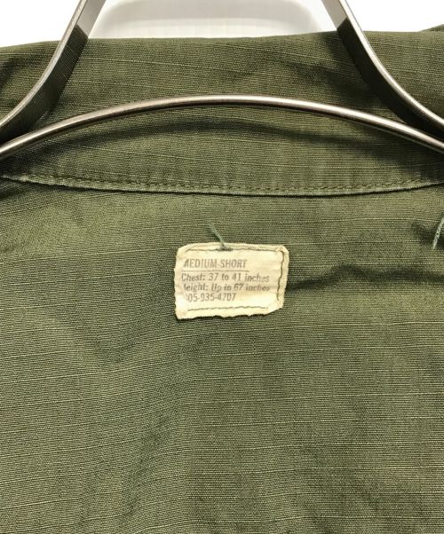 VINTAGE MILITARY（ヴィンテージ ミリタリー）VINTAGE MILITARY (ヴィンテージ ミリタリー) US ARMY ジャングルファティーグジャケット カーキ サイズ:MEDIUM-SHORTの古着・服飾アイテム