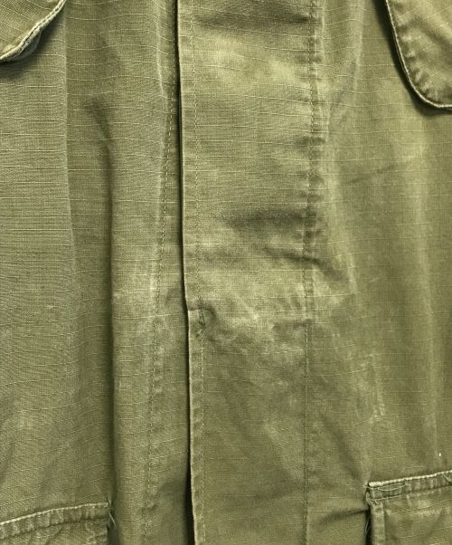 VINTAGE MILITARY（ヴィンテージ ミリタリー）VINTAGE MILITARY (ヴィンテージ ミリタリー) US ARMY ジャングルファティーグジャケット カーキ サイズ:SMALL-LONGの古着・服飾アイテム