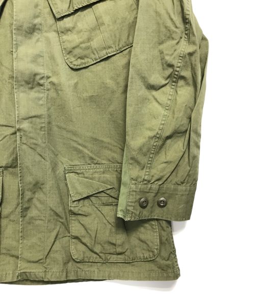 VINTAGE MILITARY（ヴィンテージ ミリタリー）VINTAGE MILITARY (ヴィンテージ ミリタリー) US ARMY ジャングルファティーグジャケット カーキ サイズ:SMALL-LONGの古着・服飾アイテム