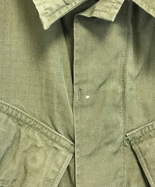 VINTAGE MILITARY（ヴィンテージ ミリタリー）VINTAGE MILITARY (ヴィンテージ ミリタリー) US ARMY ジャングルファティーグジャケット カーキ サイズ:SMALL-LONGの古着・服飾アイテム