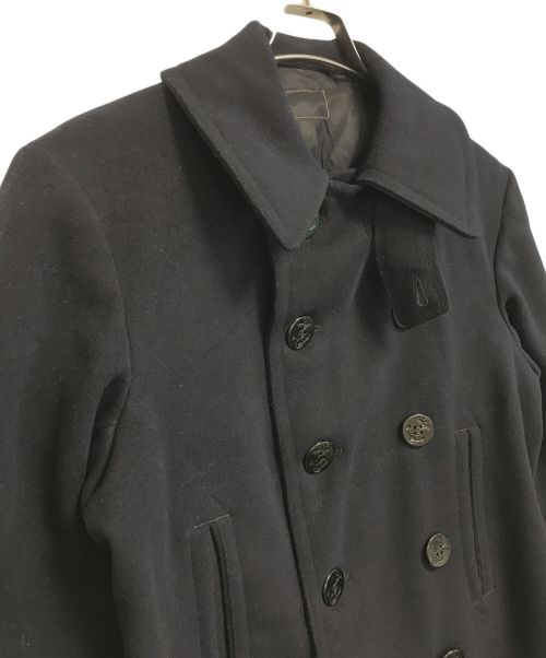 VINTAGE MILITARY（ヴィンテージ ミリタリー）VINTAGE MILITARY (ヴィンテージ ミリタリー) U'S NAVY Pコート ネイビー サイズ:表記なしの古着・服飾アイテム