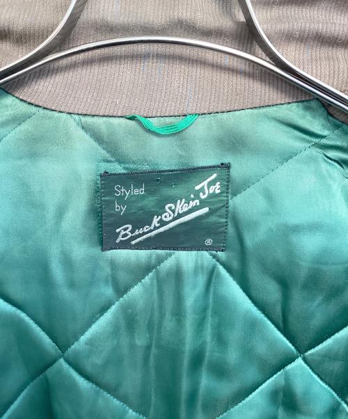 BUCK SKEIN（バックスケイン）BUCK SKEIN (バックスケイン) ギャバジンジャケット ブラウン サイズ:表記なしの古着・服飾アイテム