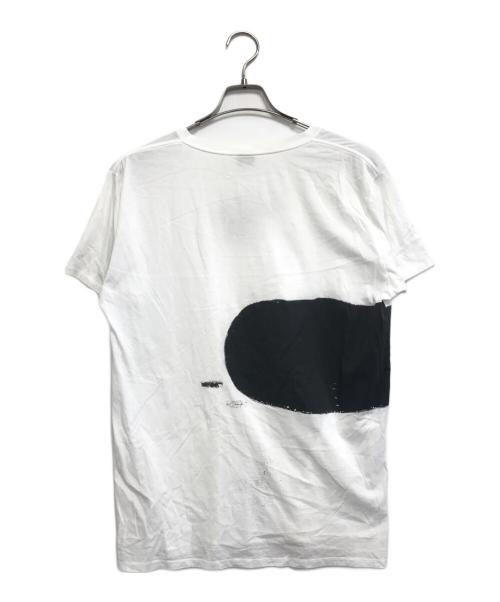 Saint Laurent Paris（サンローランパリ）Saint Laurent Paris (サンローランパリ) 両面プリント Tシャツ ホワイト サイズ:Mの古着・服飾アイテム