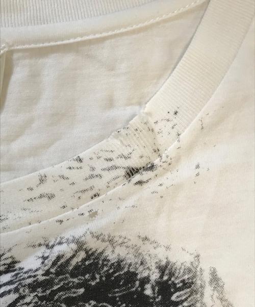 Saint Laurent Paris（サンローランパリ）Saint Laurent Paris (サンローランパリ) 両面プリント Tシャツ ホワイト サイズ:Mの古着・服飾アイテム