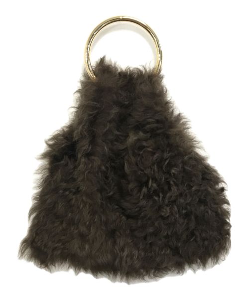 CARUS（カルス）CARUS (カルス) ムートンファーハンドバッグ ブラウン サイズ:不明の古着・服飾アイテム