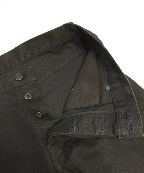 MINED（マインド）MINED (マインド) ダメージ加工デニムパンツ ブラック サイズ:MEDIUMの古着・服飾アイテム