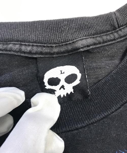 zero skateboards（ゼロスケートボード）zero skateboards (ゼロスケートボード) プリントTシャツ ブラック サイズ:Lの古着・服飾アイテム