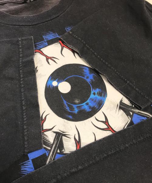 zero skateboards（ゼロスケートボード）zero skateboards (ゼロスケートボード) プリントTシャツ ブラック サイズ:Lの古着・服飾アイテム