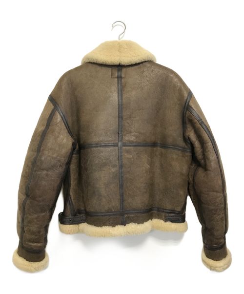 AVIREX（アヴィレックス）AVIREX (アヴィレックス) B-3ムートンフライトジャケット ブラウン サイズ:38の古着・服飾アイテム