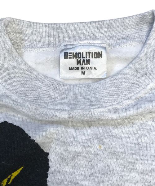 demolition man（デモリションマン）demolition man (デモリションマン) スウェット グレー サイズ:Mの古着・服飾アイテム