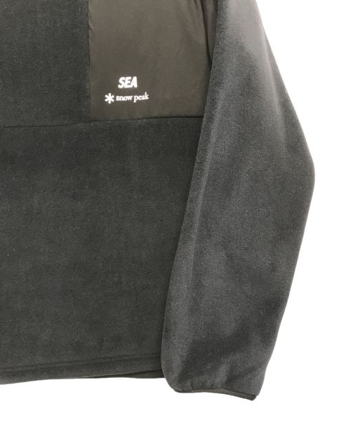 WIND AND SEA（ウィンダンシー）WIND AND SEA (ウィンド アンド シー) Snow peak (スノーピーク) フリーススウェット ブラック サイズ:XL　　　の古着・服飾アイテム