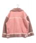 HEIHEI (ヘイヘイ) 切替ボアジャケット ピンク サイズ:表記なし：25000円