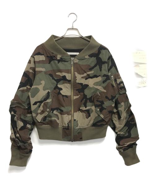 JOHN LAWRENCE SULLIVAN（ジョン ローレンス サリバン）JOHN LAWRENCE SULLIVAN (ジョン ローレンス サリバン) カモ柄MA-1 カーキ サイズ:Xの古着・服飾アイテム