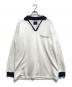 Tiga Igari（タイガ イガリ）の古着「Two．Tone Racing Shirt」｜ホワイト