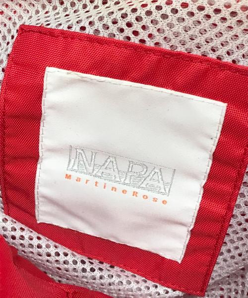 MARTINE ROSE（マーティン・ローズ）MARTINE ROSE (マーティン・ローズ) NAPAPIJRI (ナパピリ) WATERPROOF RAINFOREST OP ALPHA COAT レッド サイズ:1の古着・服飾アイテム