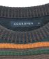 中古・古着 COGNOMEN (コグノーメン) THREE-TONE KNIT PULLOVER ネイビー サイズ:M：12000円
