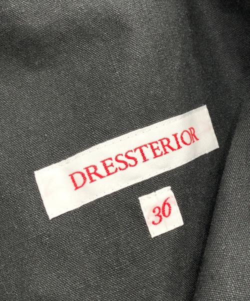 DRESSTERIOR（ドレステリア）DRESSTERIOR (ドレステリア) テーラードジャケット ブラック サイズ:表記無しの古着・服飾アイテム