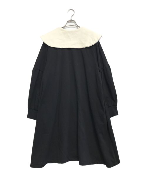 HEIHEI（ヘイヘイ）HEIHEI (ヘイヘイ) スウェットワンピース ブラック サイズ:Freeの古着・服飾アイテム