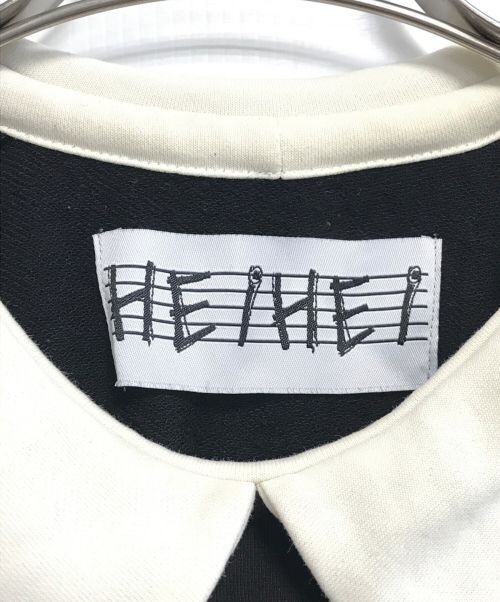 HEIHEI（ヘイヘイ）HEIHEI (ヘイヘイ) スウェットワンピース ブラック サイズ:Freeの古着・服飾アイテム