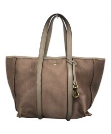 ETiAM（エティアム）の古着「ミニトートバッグ」｜ブラウン