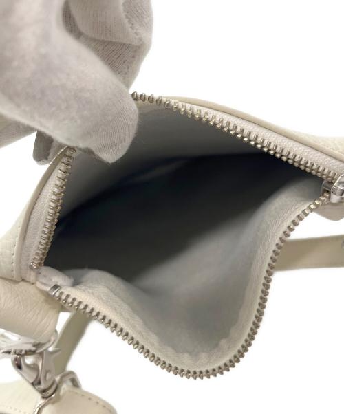 kaiko（カイコー）kaiko (カイコー) LEATHER SHOULDER BAG （カイコ レザーショルダーバッグ） ホワイト 未使用品の古着・服飾アイテム