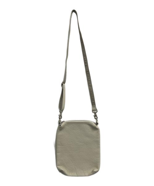 kaiko（カイコー）kaiko (カイコー) LEATHER SHOULDER BAG （カイコ レザーショルダーバッグ） ホワイト 未使用品の古着・服飾アイテム