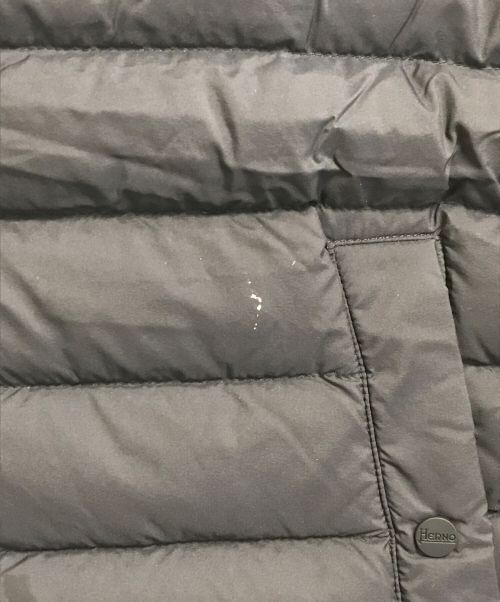 HERNO（ヘルノ）HERNO (ヘルノ) 切替ダウンジャケット ネイビー サイズ:46の古着・服飾アイテム