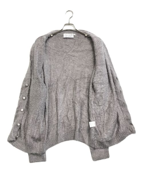 el conductor H（コンダクター）el conductor H (コンダクター) ペンタグラムシャギーニットカーディガン グレー サイズ:2の古着・服飾アイテム