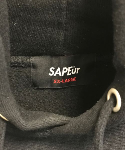 SAPEur（サプール）SAPEur (サプール) パーカー ブラック サイズ:XX-LARGEの古着・服飾アイテム
