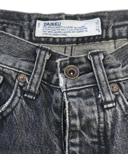 DAIRIKU（ダイリク）DAIRIKU (ダイリク) ダメージ加工デニムパンツ ブラック サイズ:27の古着・服飾アイテム