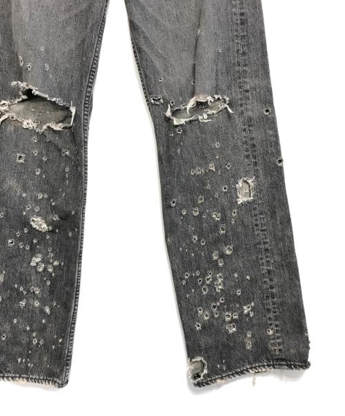 DAIRIKU（ダイリク）DAIRIKU (ダイリク) ダメージ加工デニムパンツ ブラック サイズ:27の古着・服飾アイテム