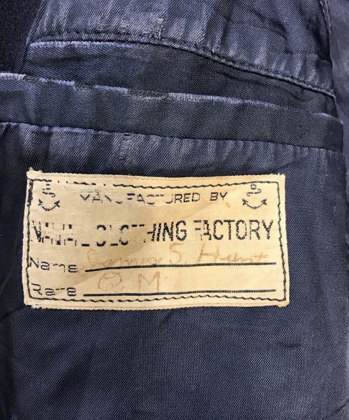 VINTAGE MILITARY（ヴィンテージ ミリタリー）VINTAGE MILITARY (ヴィンテージ ミリタリー) U'S NAVY Pコート ネイビー サイズ:表記なしの古着・服飾アイテム