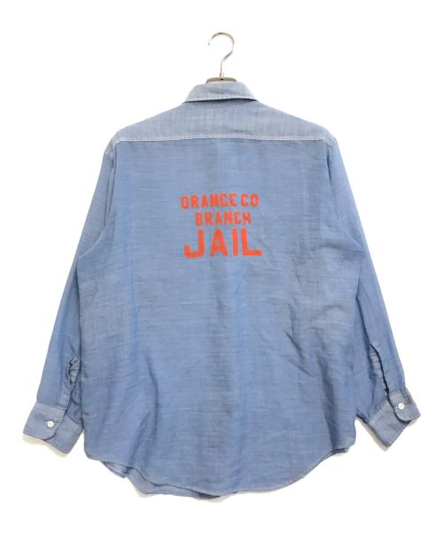 VINTAGE（ヴィンテージ）VINTAGE (ヴィンテージ) シャンブレーシャツ ブルー サイズ:表記なしの古着・服飾アイテム