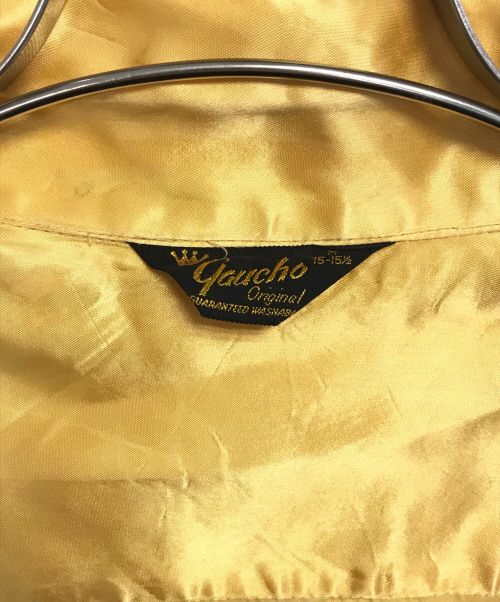 GAUCHO（ガウチョ）GAUCHO (ガウチョ) 長袖シャツ イエロー サイズ:Mの古着・服飾アイテム