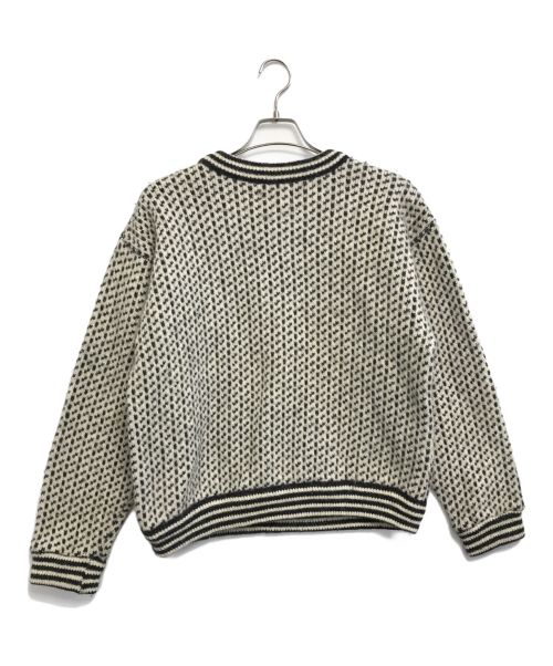 L.L.Bean（エルエルビーン）L.L.Bean (エルエルビーン) 80’sバーズアイニット ホワイト サイズ:LARGEの古着・服飾アイテム